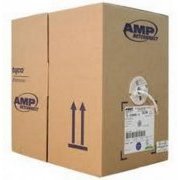 Cabo de Rede CM CAT.5e AMP Amarelo UTP CM 4P X 24 AWG - 305 Metros