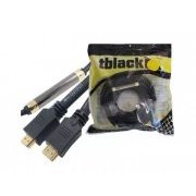 TBlack Cabo HDMI x HDMI 30 Metros 2.0 Com Amplificador Sinal Plus
