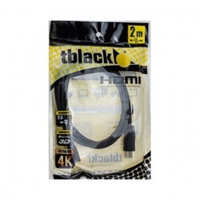 1.170.202 Tblack CABO HDMI 2M 90º 2.0 4K ULTRA HD 3D