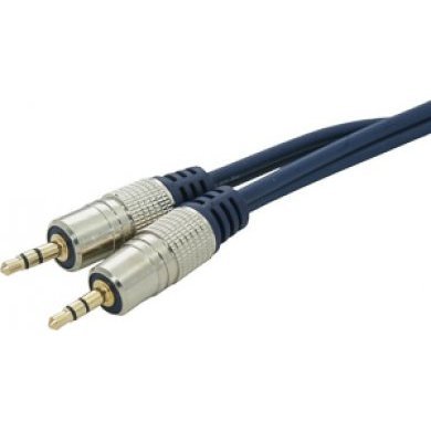 TBLACK Cabo 2x P2 Estereo Niquelado 3 m etros azul