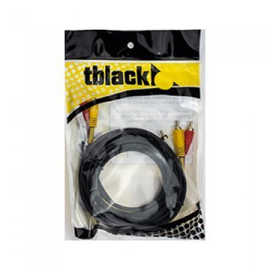 1.1.351 TBLACK Cabo RCA 3+3 Gold 3 metros