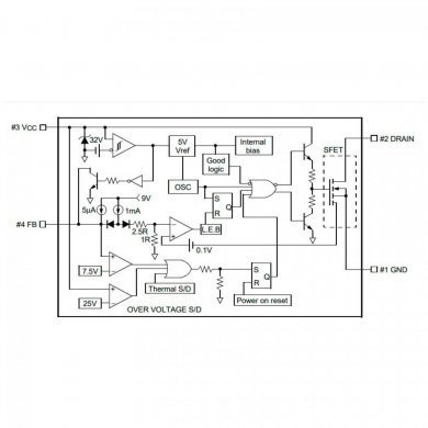 1M0565R Ci Fairchild Power Switch TO-220F-4L