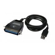 Cabo Conversor Comm5 USB para Paralelo 1.5 metros, 1x USB A macho, 1x Conector tipo CENTRONICS, Suporta os modos SSP, EPP e ECP, Autoalime