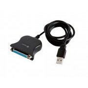 Foto de 1PG-USB Comm5 Cabo Conversor USB para Paralela 1x DB25 Fêmea para USB, 1.5 metros. Suporta modos: