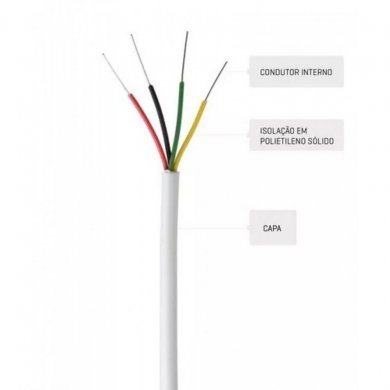 200103201 Telecam Cabo Multicores 4 vias 0.40mm 100 metros
