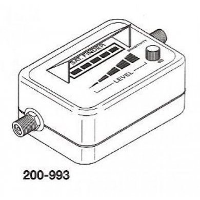 Steren Buscador de Satélite com Barra de LED