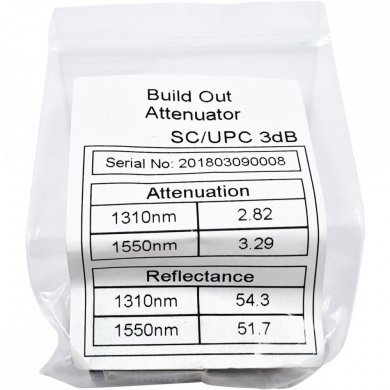 Atenuador optico SC/APC 3dB