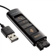 Plantronics Adaptador Digital USB DA80 Processador de áudio USB que conecta headsets equipados com QD ao PC