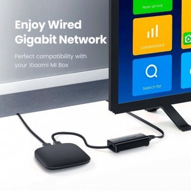 Ugreen hub USB 3.0A adaptador RJ45 para MI Box S