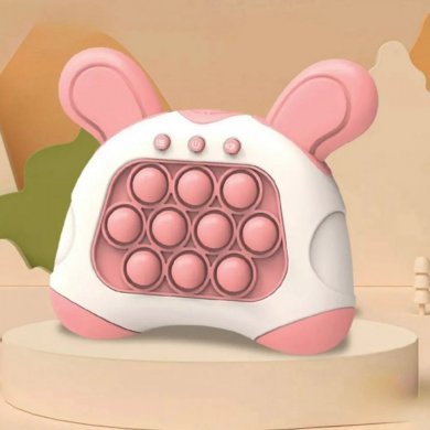 Pop-It brinquedo eletrônico anti-estresse rosa