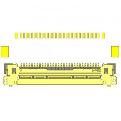 20455-040E-76 Kit 5x conector FPC EDP LVDS 40P 0.5mm Cabline-VSF