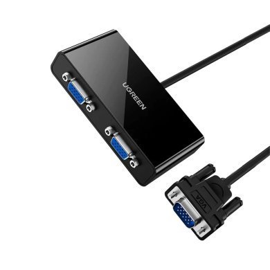 20918 Ugreen splitter 1x VGA macho para 2x VGA femea Full HD
