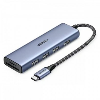 Ugreen Dock Station 6x1 USB-C para 3x USB 3.0 HDMI 4K