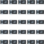 25x Capacitor de Polimero de Tantolo 100uf 20V SMD TQ ...