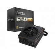 FONTE EVGA 650W ATX 12V 80PLUS GOLD PFC Ativo Eficiência 90-92% Bivolt Automático (Sem Cabo de Força)