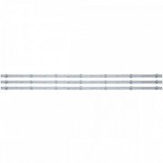 Barra LED original aluminio TV Philips 43 (Kit 3x) barra de 81cm com 7 LEDs e conector central na barra, model