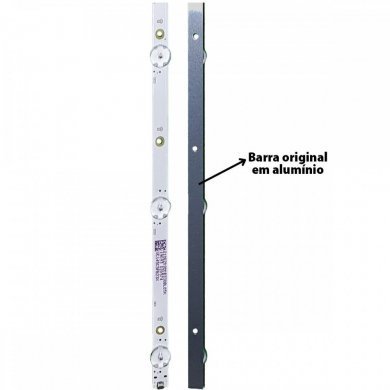 210BZ09D0B338BL05K 4x Barra LED original aluminio TV Philips e AOC 50