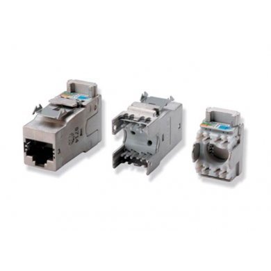 2153449-4 COMMSCOPE JACK RJ-45 FEMEA CAT.6A BLINDADO CINZA