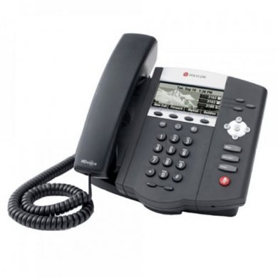 2200-12450-025 Polycom SoundPoint IP 450. Telefone desktop 3 linhas com Alta Def