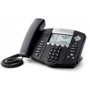 Telefone Polycom Mesa SoundPoint IP550 4 linhas SIP alta definição de Voz  - Identificador de Chamada, Tecnologia VOIP, 2 Portas 10/100 Mb