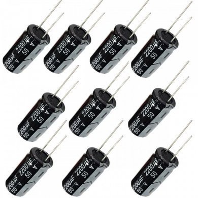 2200X50-ENW-KIT10 Capacitor Eletrolitico 2200uf 50V 85º (Kit 10x und)
