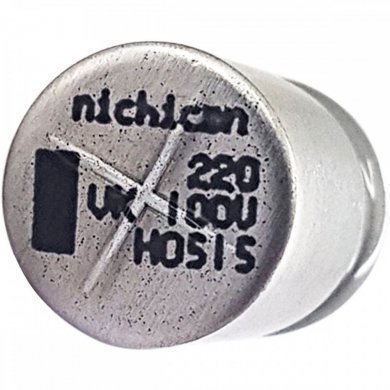 220UAN100V20X12 5x Capacitor Eletrolitico Aluminio 220uF 100V