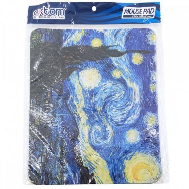 Exbom mousepad 2218A 22x18cm noite estrelada