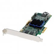 Controladora RAID SATA/SAS 4 Canais, Adaptec 3405 (sem  PCI Express x4 host interface, Espelho Low Profile, 4 