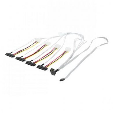 2279600-R Adaptec Cabo Mini SAS x4 SFF-8643 p/ 4 SFF-8482