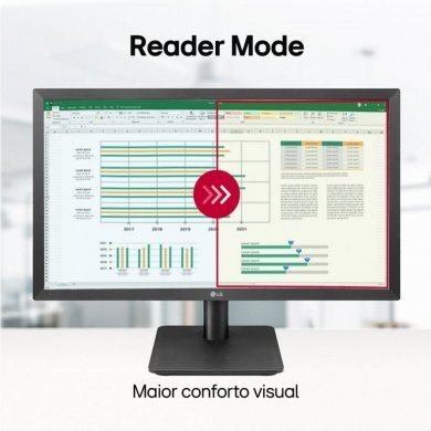 22MP410-B LG Monitor 21.5 Polegadas LED Full HD Tela VA 75Hz