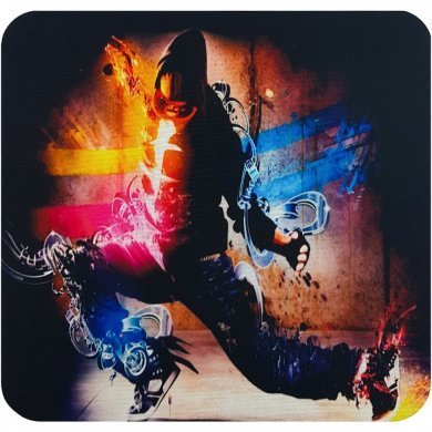 22X20CM-M5 Mousepad gamer 22x20cm neoprene estampa dance