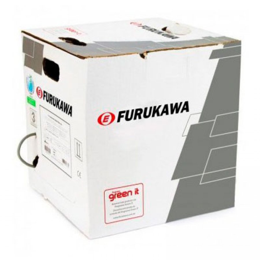 23370094 Furukawa caixa de cabo CAT.6A LSZH cinza 305m