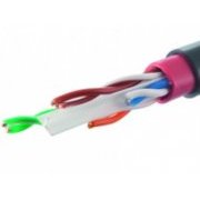 Cabo Furukawa CAT.6 U/UTP Industrial Gigalan (TPU) 24AWGX4P Cor: Preto (Venda por Metro)