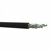 Furukawa Cabo Rede CAT6 U/UTP Externo CMX preto GIGALAN 23AWGX4P OUTDOOR (lance de 100 metros)