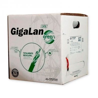 23400195 Furukawa Cabo de Rede Gigalan Green LSZH CAT6 305m