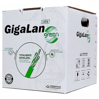 Furukawa cabo Gigalan Green U/UTP CAT.6 LSZH CINZA