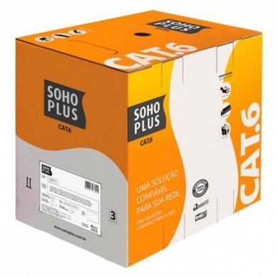 23400207 Furukawa Cabo CAT6 Sohoplus U/UTP CMX vermelho