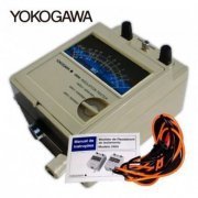 Megohmetro Analógico Yokogawa 500v a 1000m Ohms indicado para medições de resistência de isolamento em máquinas elétricas, linhas de distribuição 
