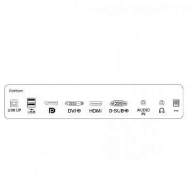 PHILIPS Monitor Touch LED 23.8 FHD 1920 x 1080 px