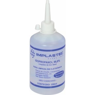 24322 Implastec alcool isopropilico 99,8% 250ml