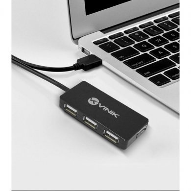 24414 Vinik hub 4 portas USB 2.0 com cabo 1.2 metros