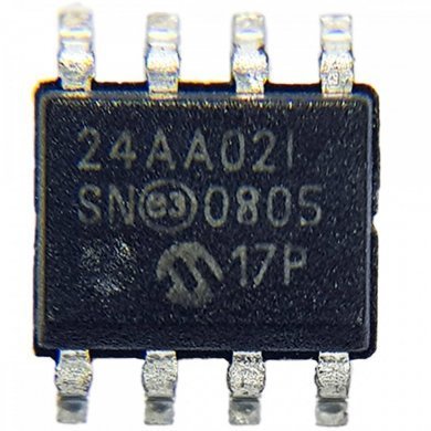 CI 24AA02I memoria EEPROM SOIC8 SMD