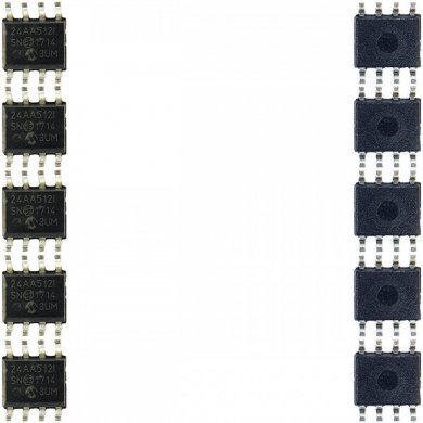 24AA512-I/SN CI 24AA512I memoria EEPROM SOIC8 SMD (Kit 5x und)