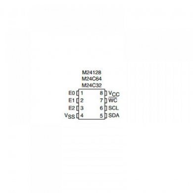 24C32WP EEPROM 2.5 5.5V 32K (4Kx8) SOIC8 2 Wire I2C