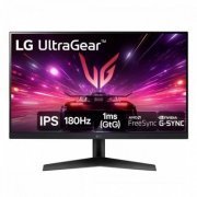LG Monitor Gamer UltraGear LG 24in LED 180Hz, 1ms, DisplayPort e HDMI, AMD FreeSync Premium,