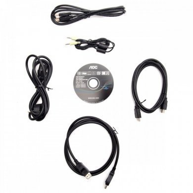 AOC Monitor 23.8 Full HD HDMI VGA DP USB 60Hz Pivot