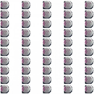 250AVEA270M0606A Capacitor eletrolítico alumínio 27uF 25V (Kit 50x)