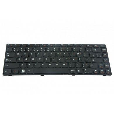 25214555 Lenovo Teclado Notebook ABNT2 Cor Preto