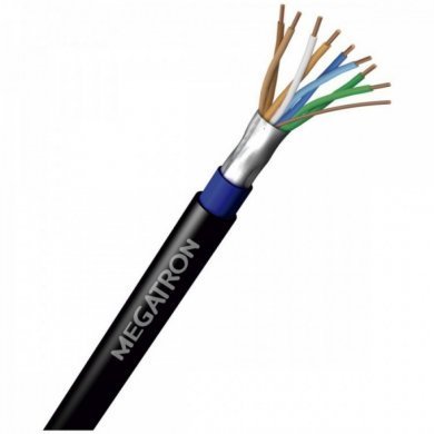 2533 Megatron Cabo LAN blindado F/UTP CAT5E 24AWG 305m