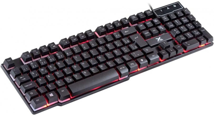 25370 Vinik teclado VX gaming Hydra led USB 2.0 preto